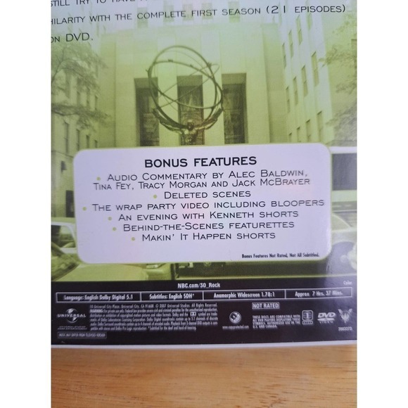 Universals 30 Rock original series seasons 1 & 2 opened dvd collection - Picture 7 of 7